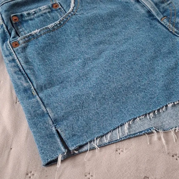 Levi's 501 Ojai Light Stone High Rise Shorts NWT Sz 27 - Picture 8 of 15